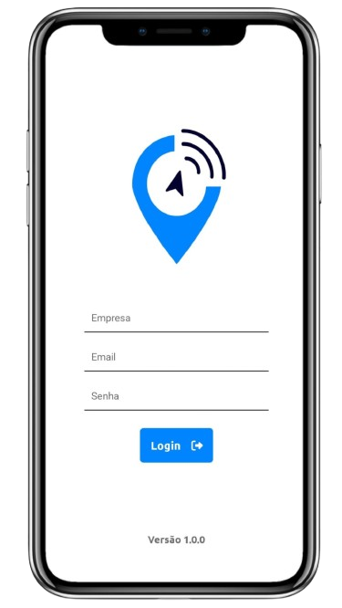 Aplicativo de rastreamento Softtech no celular